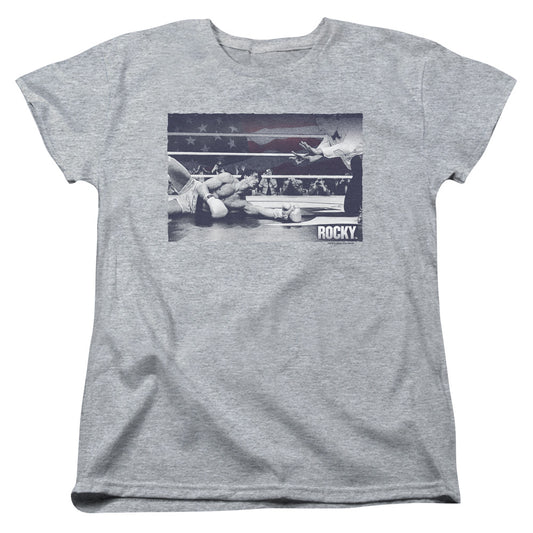 Rocky American Will Womens T Shirt Athletic Heather