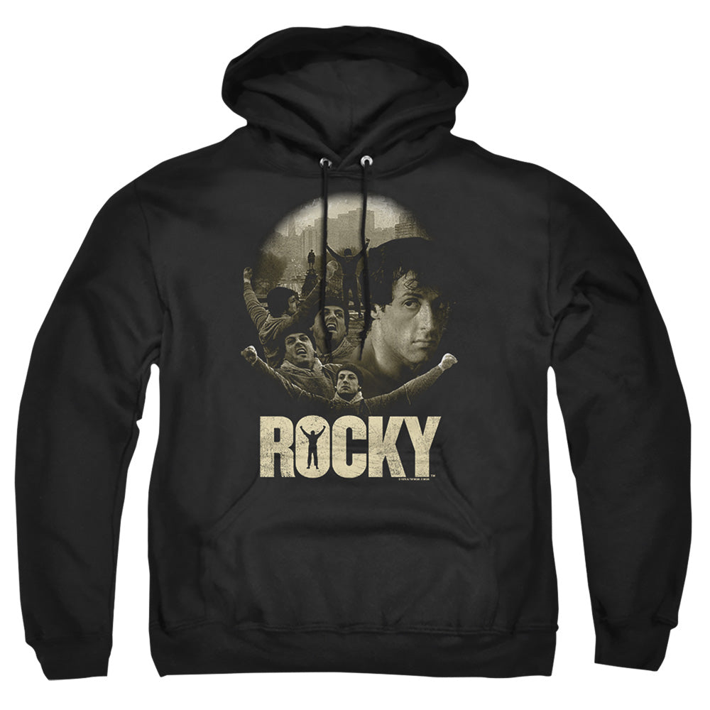 Rocky Feeling Strong Mens Hoodie Black Officially Licensed