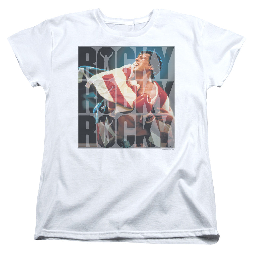 Rocky Chant Womens T Shirt White