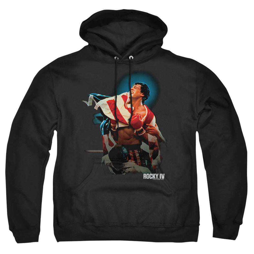 Rocky Victory Mens Hoodie Black Officially Licensed