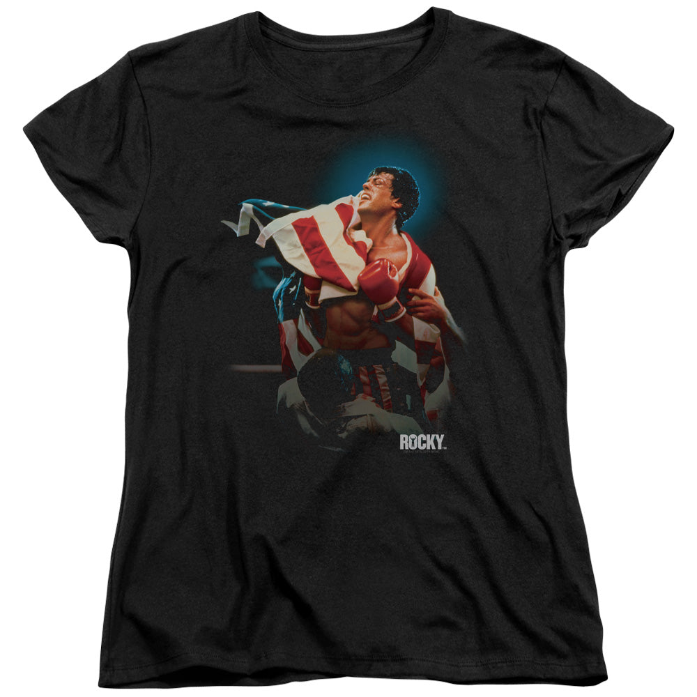 Rocky Victory Womens T Shirt Black