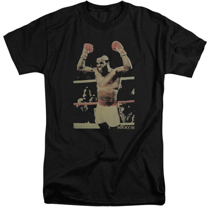 Rocky Iii Clubber Mens Tall T Shirt Black Officially Licensed