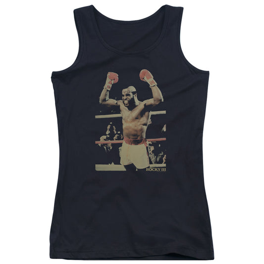 Rocky III Clubber Womens Tank Top Shirt Black