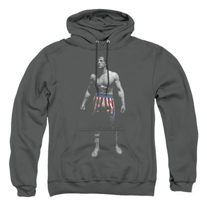 Rocky Stand Alone Mens Hoodie Charcoal Officially Licensed