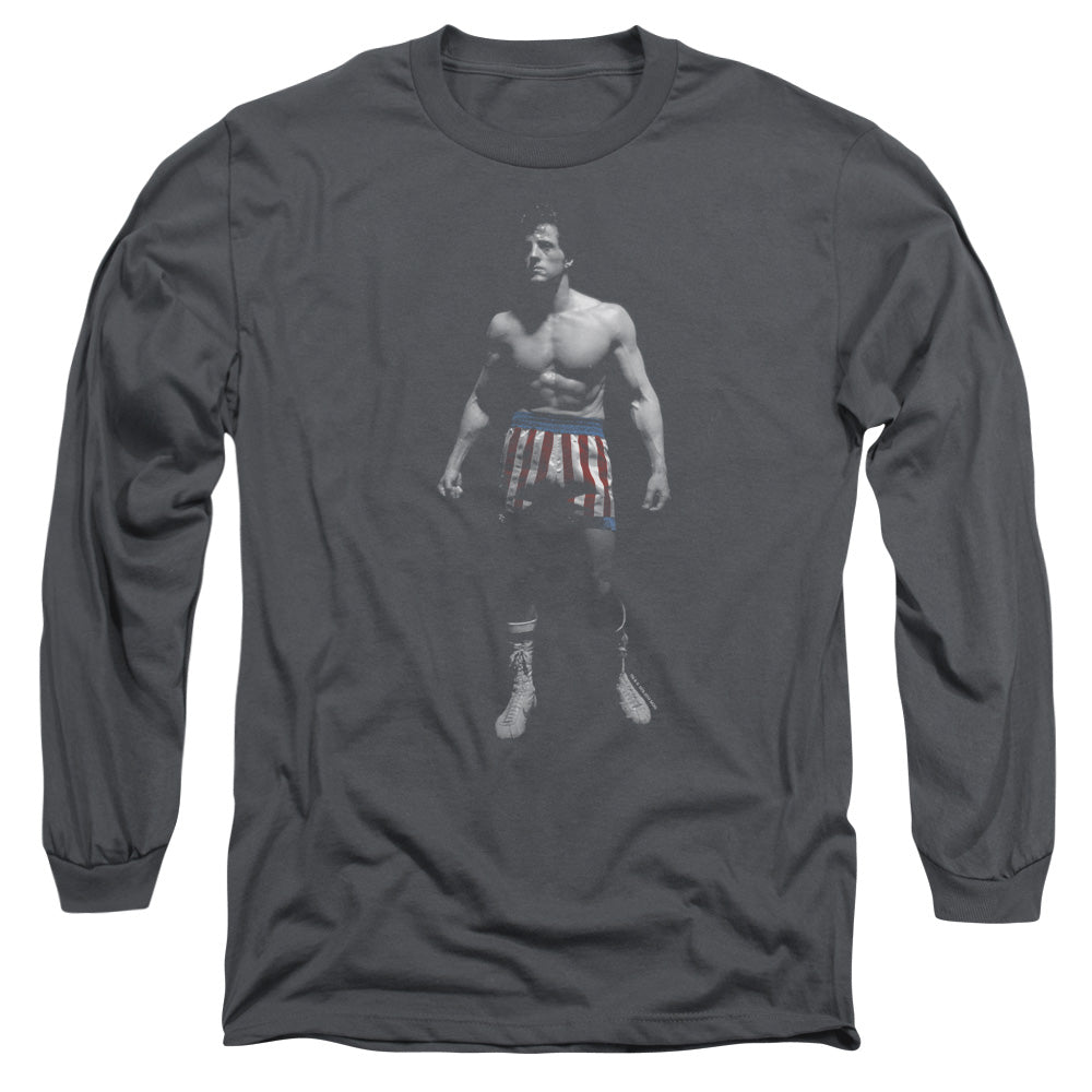 Rocky Stand Alone Mens Long Sleeve Shirt Charcoal