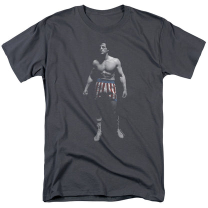 Rocky Stand Alone Mens T Shirt Charcoal Officially Licensed
