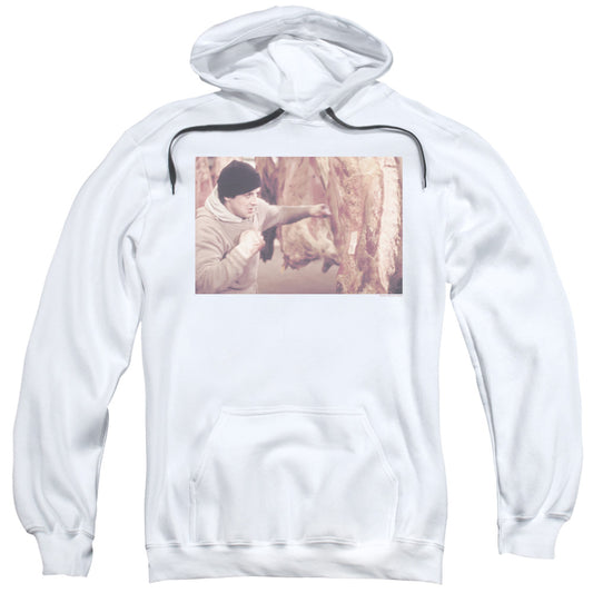 Rocky Meat Locker Mens Hoodie White