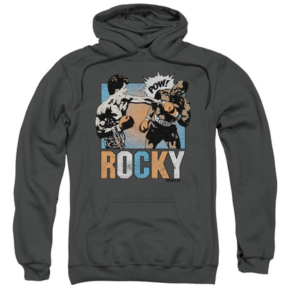 Rocky Rocky Pow Mens Hoodie Charcoal