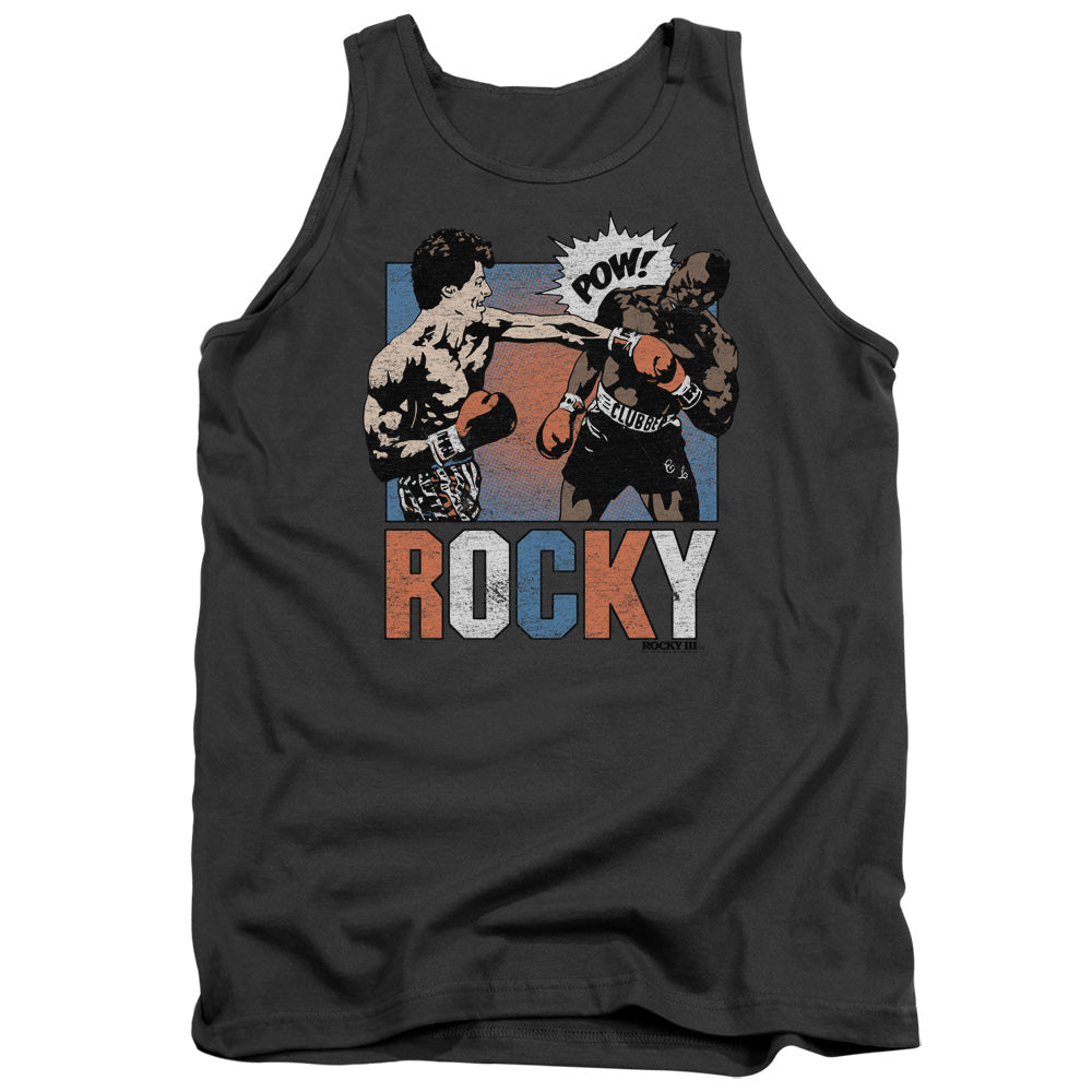 Rocky Rocky Pow Mens Tank Top Shirt Charcoal