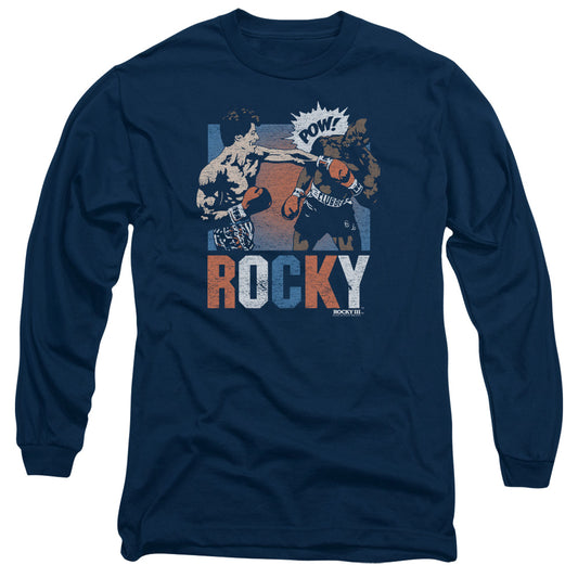 Rocky Rocky Pow Mens Long Sleeve Shirt Navy Blue