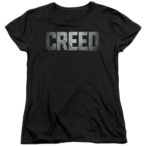 Creed Logo Womens T Shirt Black