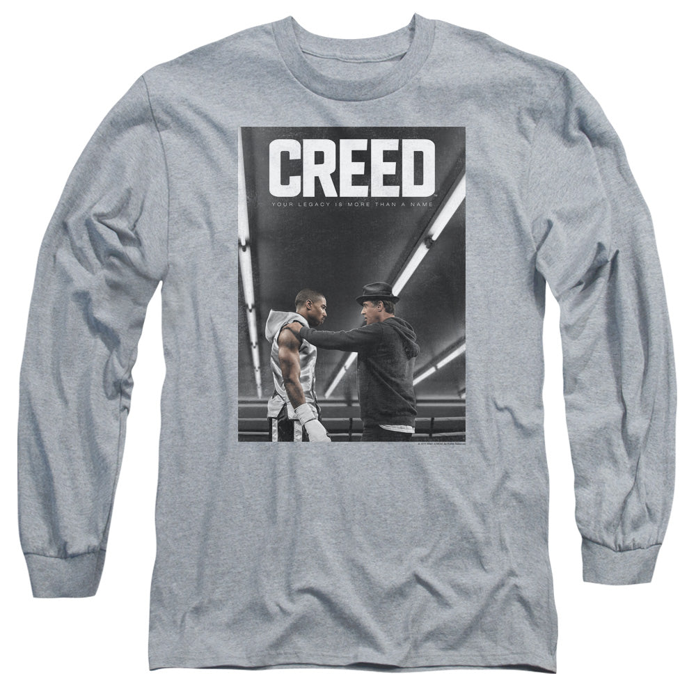 Creed Poster Mens Long Sleeve Shirt Athletic Heather