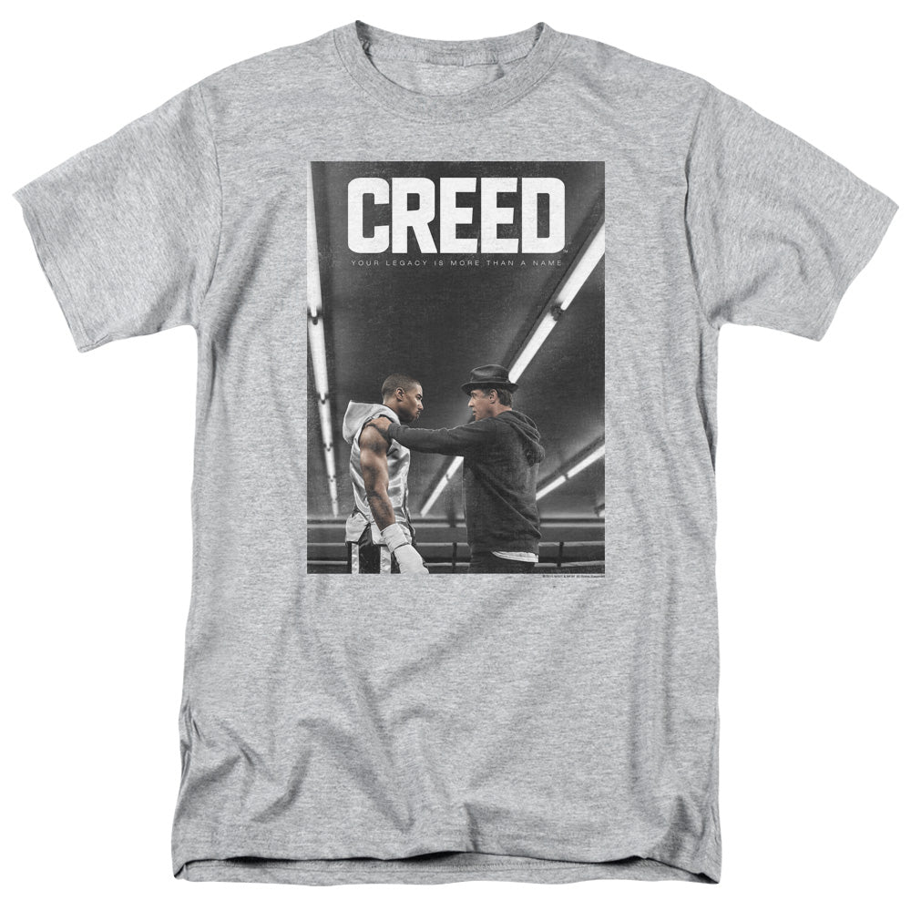 Creed Poster Mens T Shirt Athletic Heather