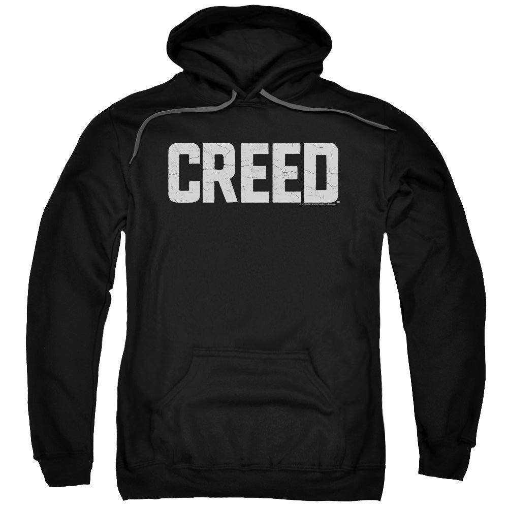 Creed Cracked Logo Mens Hoodie Black Officially Licensed