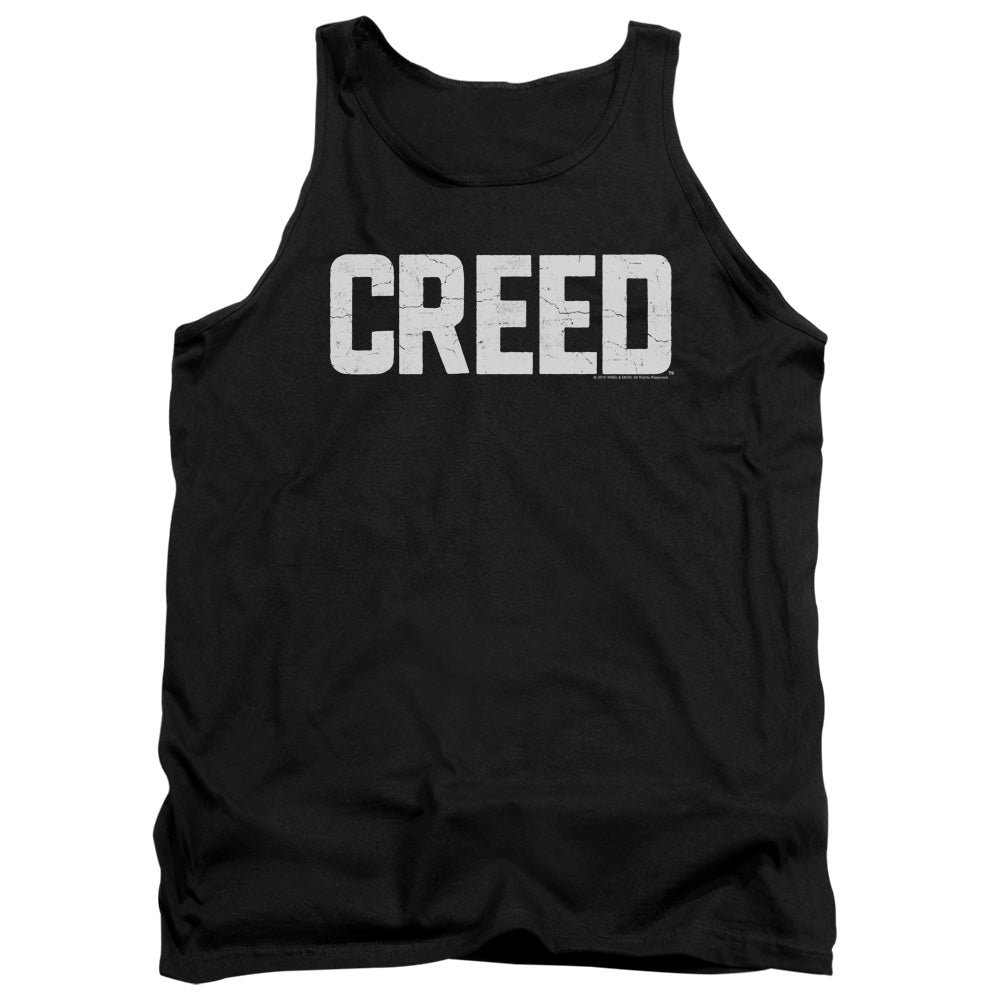 Creed Cracked Logo Mens Tank Top Shirt Black