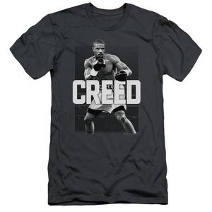 Creed Final Round Slim Fit Mens T Shirt Charcoal