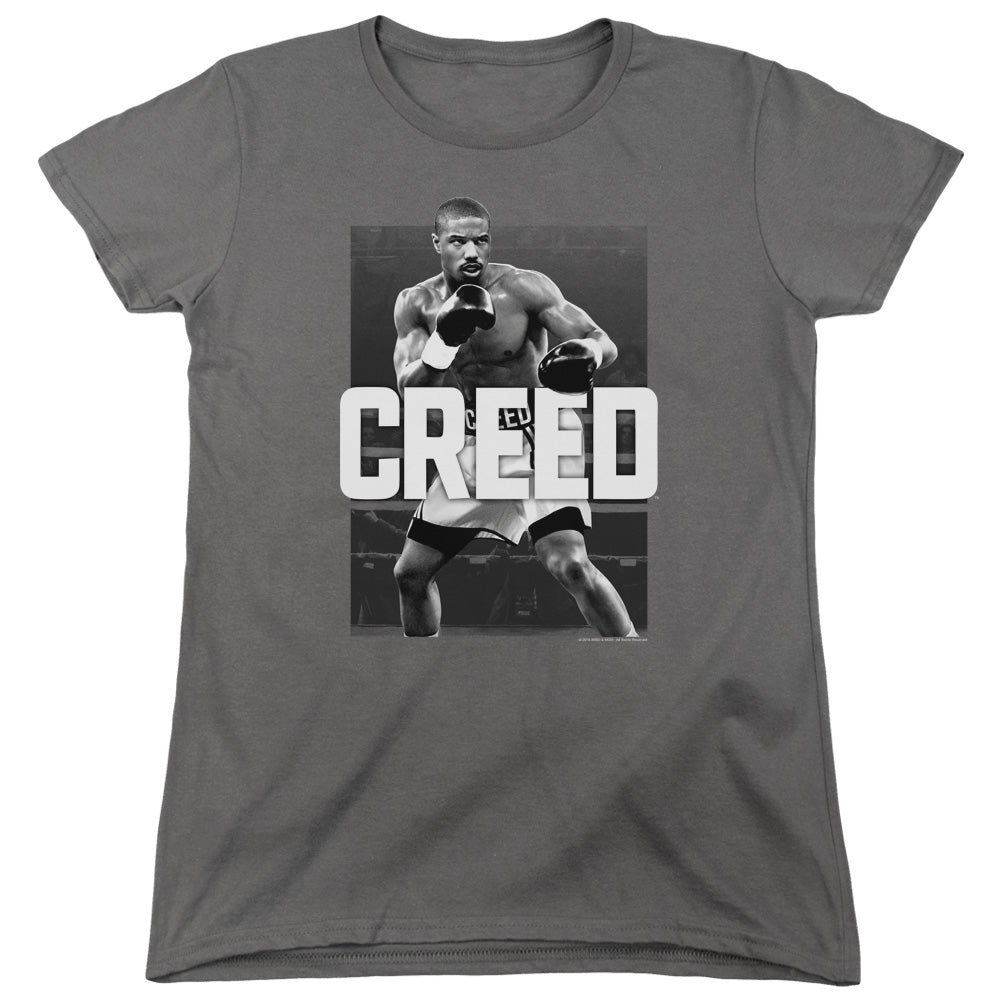 Creed Final Round Womens T Shirt Charcoal