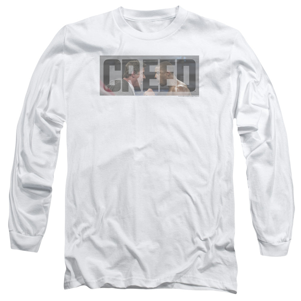 Creed Pep Talk Mens Long Sleeve Shirt White