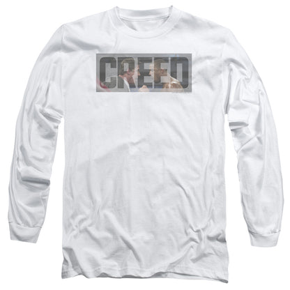 Creed Pep Talk Mens Long Sleeve Shirt White