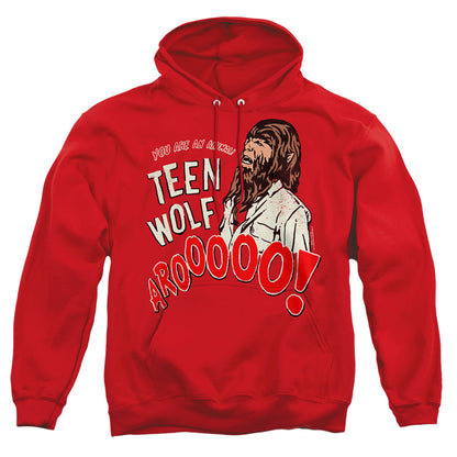 Teen Wolf Animal Mens Hoodie Red