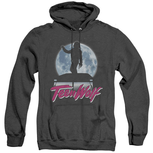 Teen Wolf Moonlight Surf Heather Mens Hoodie Black