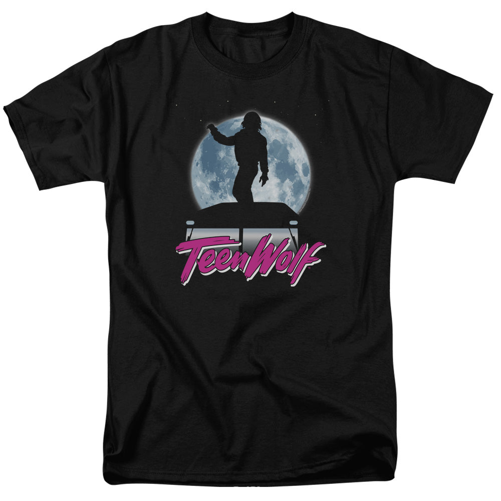 Teen Wolf Moonlight Surf Mens T Shirt Black