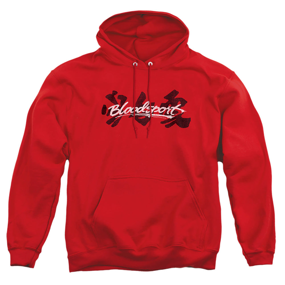 Bloodsport Kanji Mens Hoodie Red