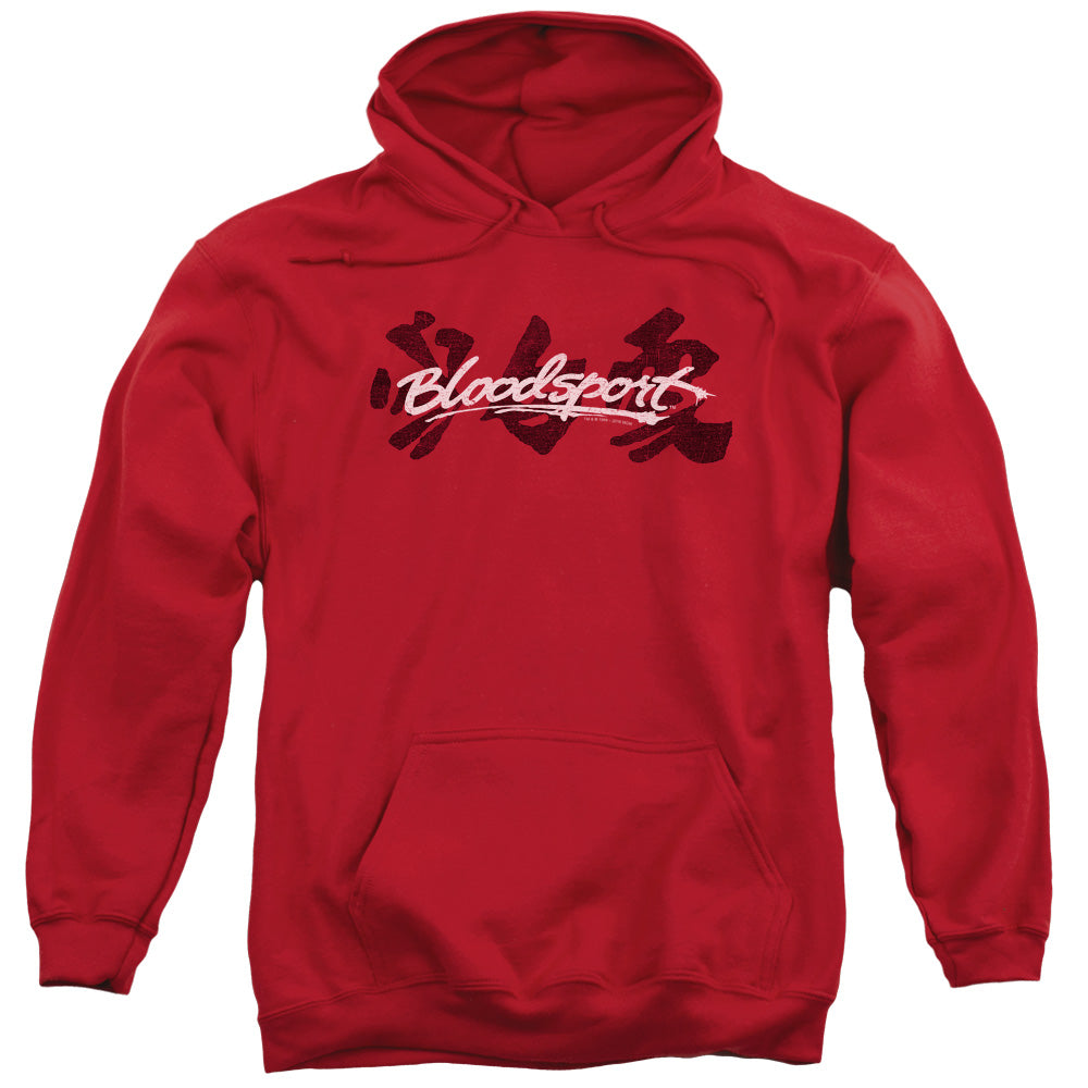 Bloodsport Kanji Mens Hoodie Red