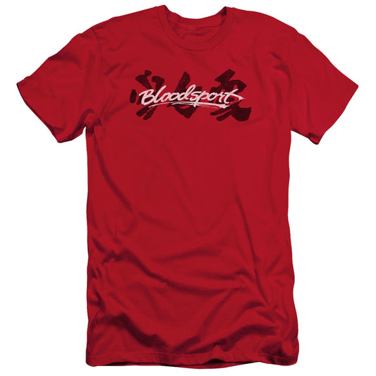 Bloodsport Kanji Slim Fit Mens T Shirt Red