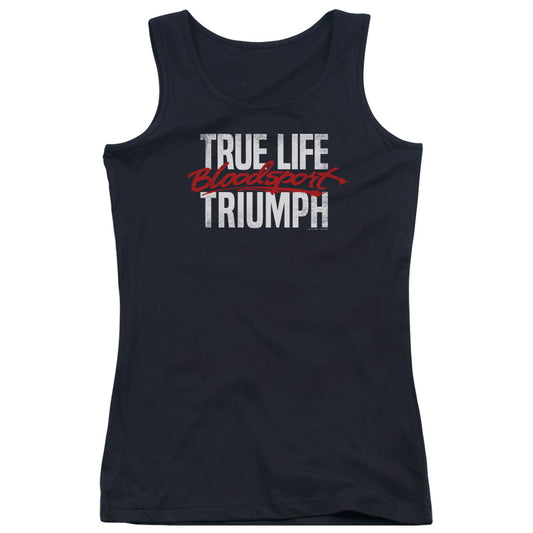 Bloodsport True Story Womens Tank Top Shirt Black