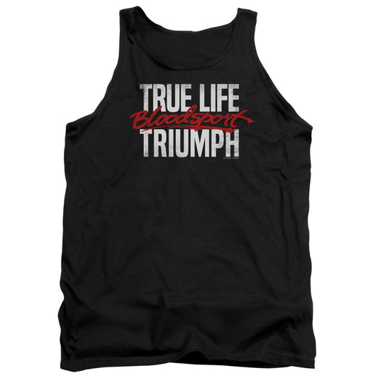 Bloodsport True Story Mens Tank Top Shirt Black