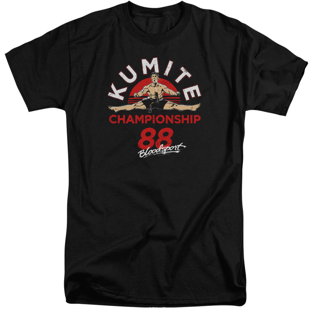 Bloodsport Championship 88 Mens Tall T Shirt Black