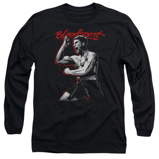 Bloodsport Loud Mouth Mens Long Sleeve Shirt Black