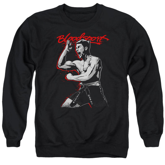 Bloodsport Loud Mouth Mens Crewneck Sweatshirt Black