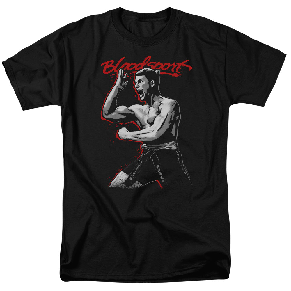 Bloodsport Loud Mouth Mens T Shirt Black