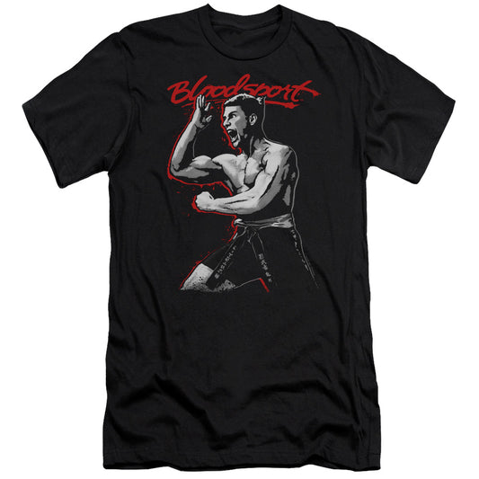 Bloodsport Loud Mouth Slim Fit Mens T Shirt Black