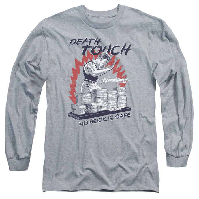 Bloodsport Death Touch Mens Long Sleeve Shirt Athletic Heather