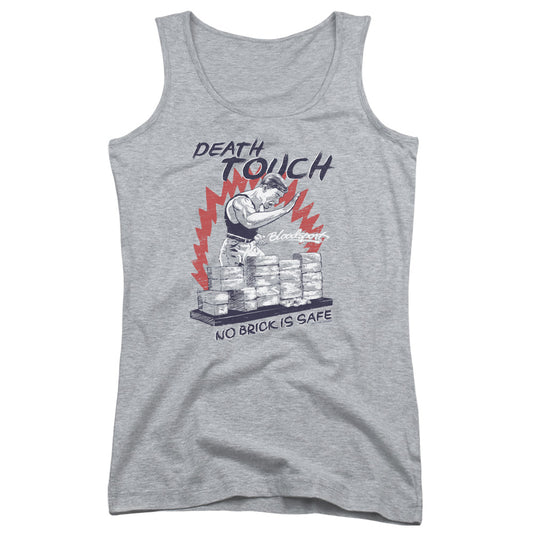 Bloodsport Death Touch Womens Tank Top Shirt Athletic Heather