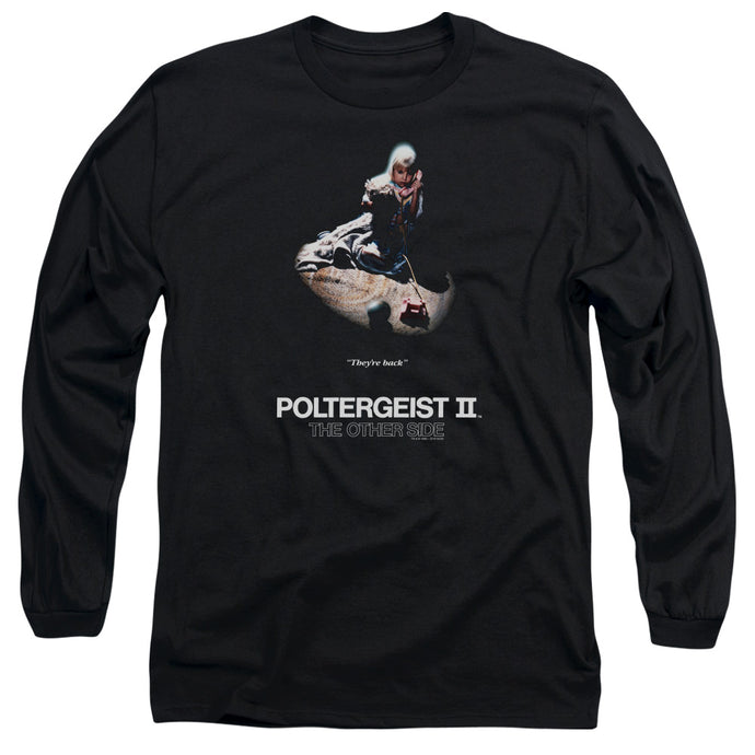 Poltergeist II The Other Side Poster Mens Long Sleeve Shirt Black