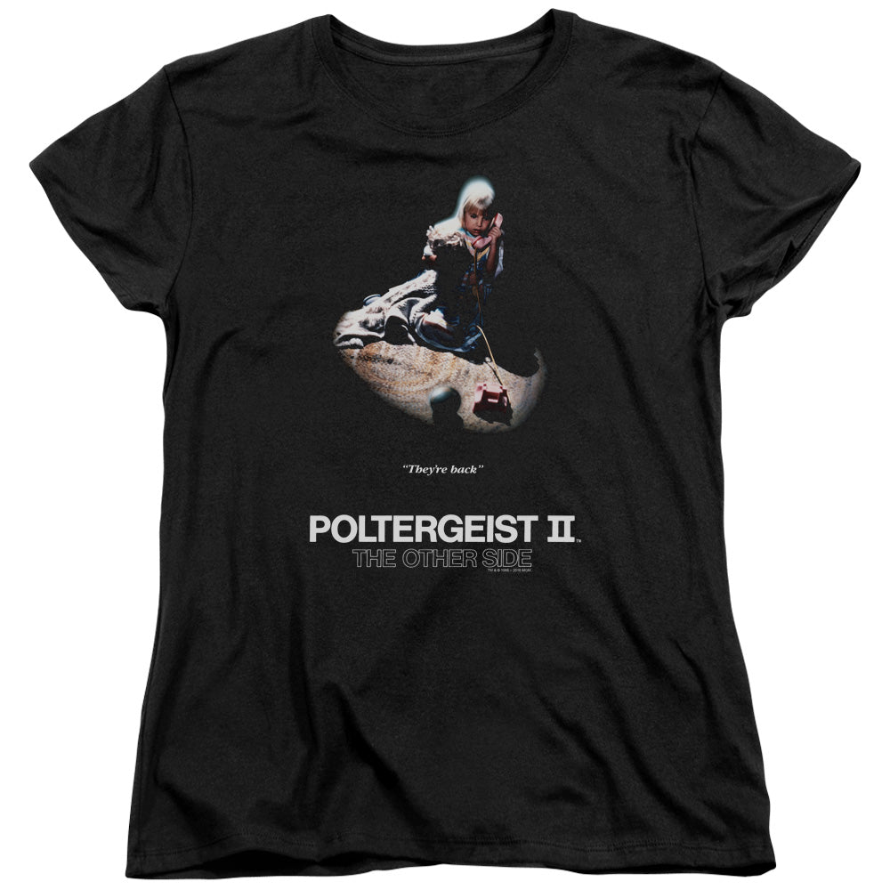 Poltergeist II The Other Side Poster Womens T Shirt Black