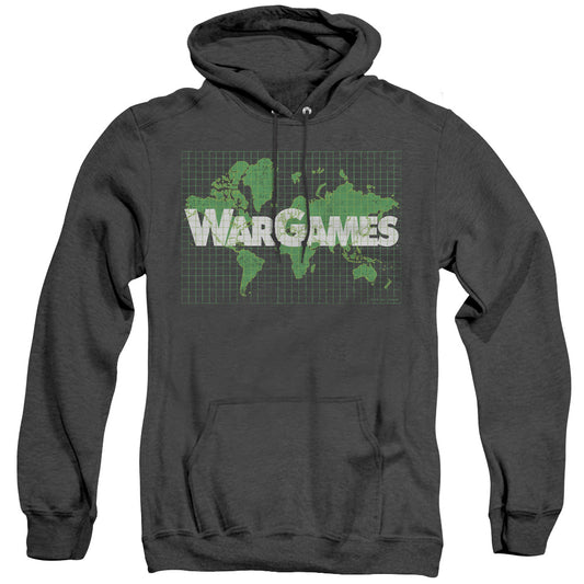 Wargames Game Board Heather Mens Hoodie Black