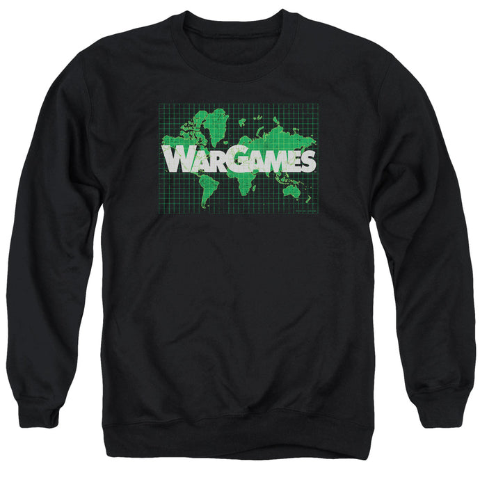 Wargames Game Board Mens Crewneck Sweatshirt Black