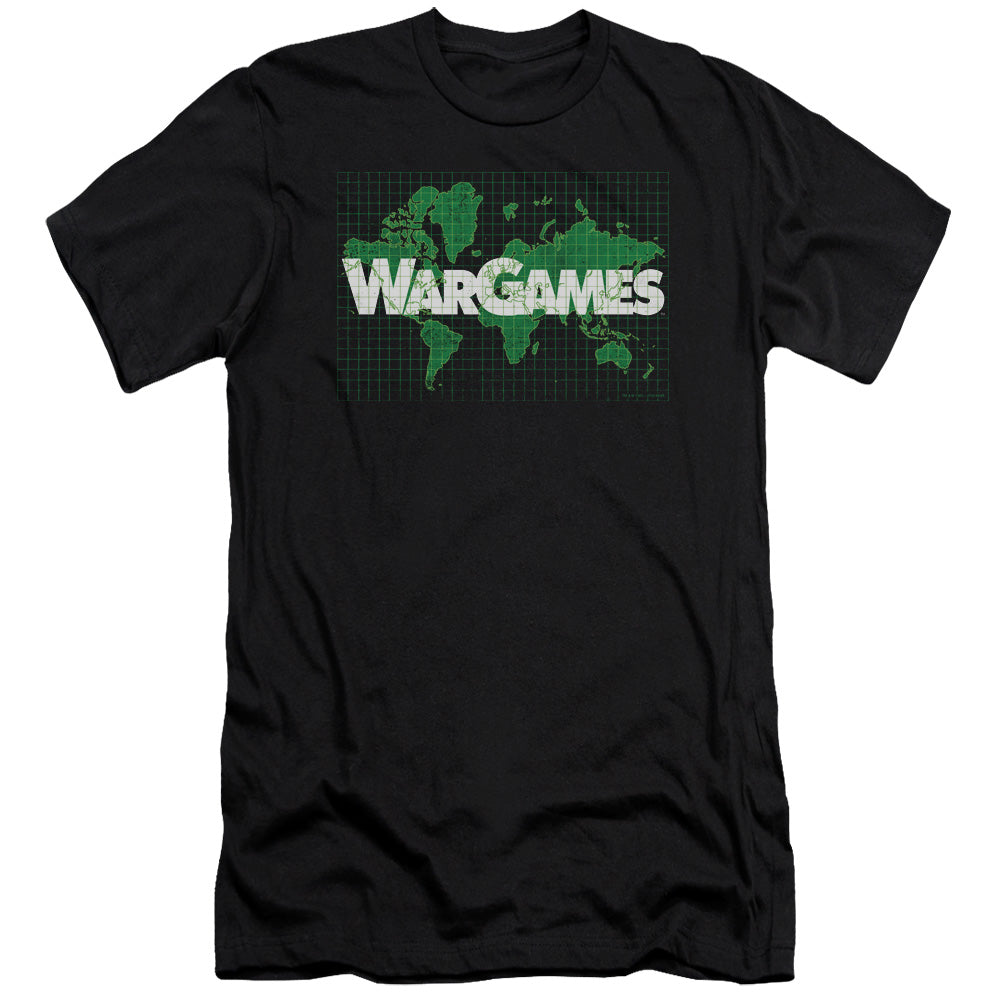 Wargames Game Board Premium Bella Canvas Slim Fit Mens T Shirt Black