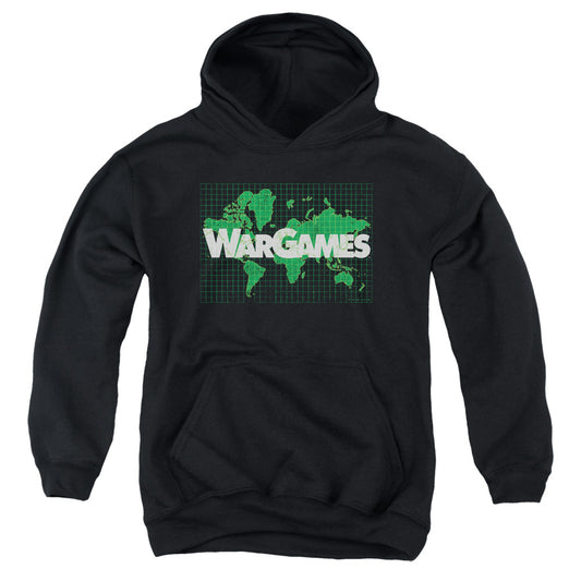 Wargames Game Board Kids Youth Hoodie Black