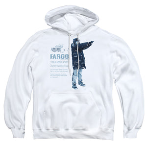 Fargo This Is A True Story Mens Hoodie White