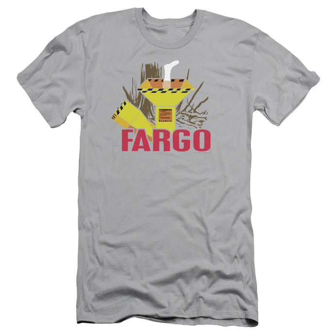 Fargo Woodchipper Slim Fit Mens T Shirt Silver
