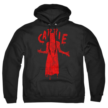 Carrie Silhouette Mens Hoodie Black Officially Licensed