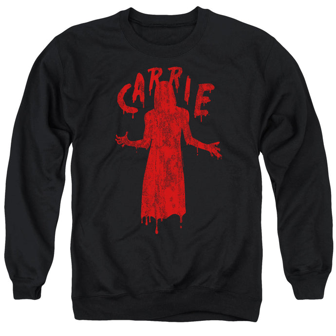 Carrie Silhouette Mens Crewneck Sweatshirt Black