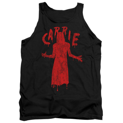 Carrie Silhouette Mens Tank Top Shirt Black