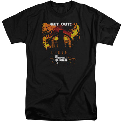 Amityville Horror Get Out Mens Tall T Shirt Black Officially Licensed
